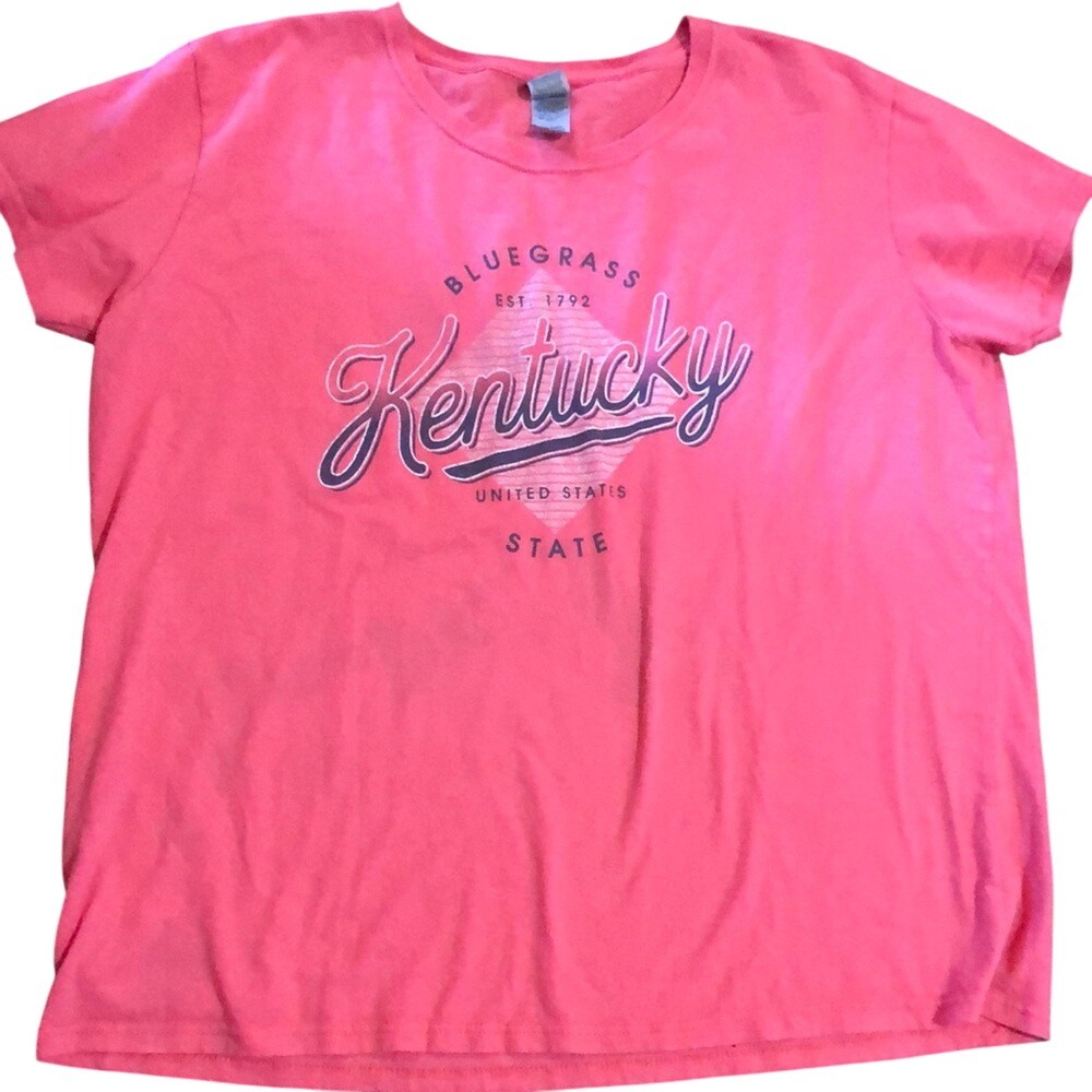 Pink Kentucky Graphic T-Shirt